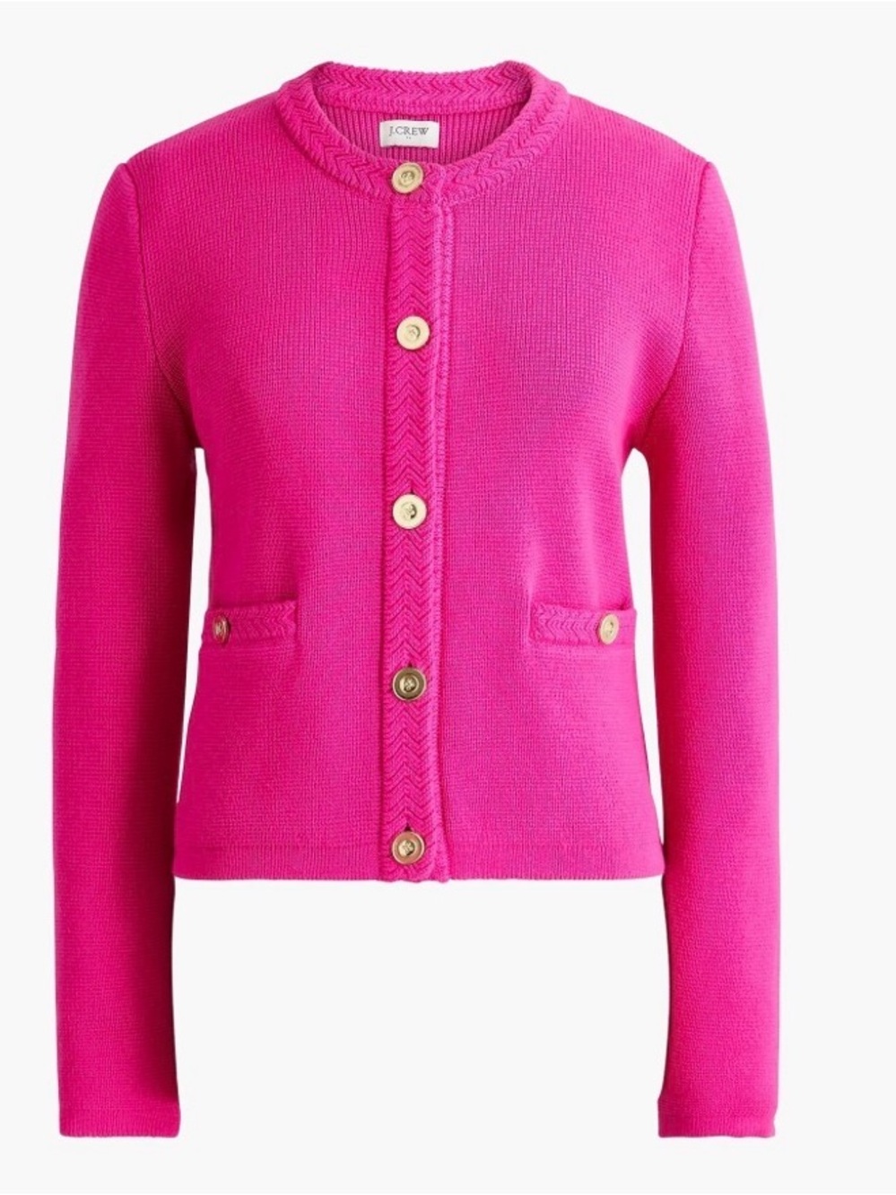 J.Crew Factory Cotton lady jacket cardigan sweater